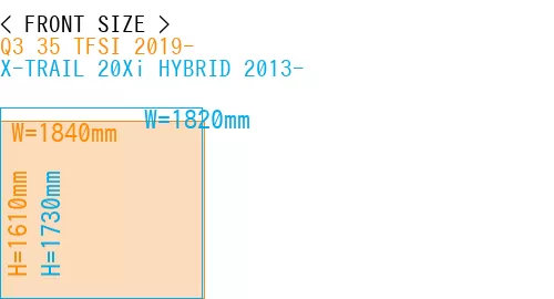 #Q3 35 TFSI 2019- + X-TRAIL 20Xi HYBRID 2013-